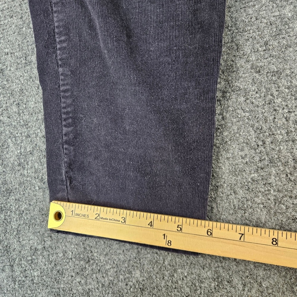 Orvis Womens Gray Corduroy Pants Size 16 Straight Leg Stretch Elastic Waist - Picture 7 of 13